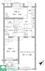 ＭＦＰＲコート代官山の物件間取画像